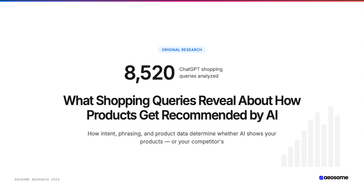 How intent, phrasing, and product data determine whether AI Shows your products
