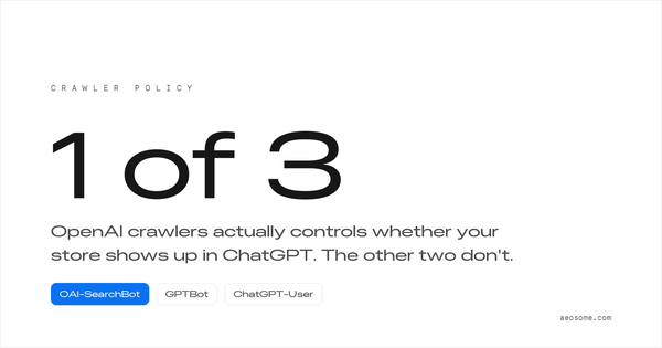 Should You Block or Allow AI Crawlers on Your Store? (The GPTBot Myth)